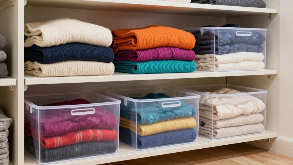 organized seasonal textile storage