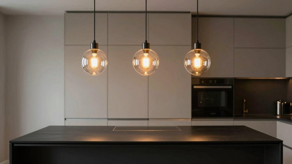 pendant lights enhance kitchen style