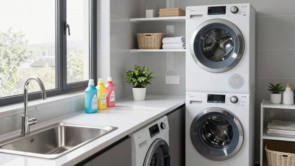 quiet efficient laundry space