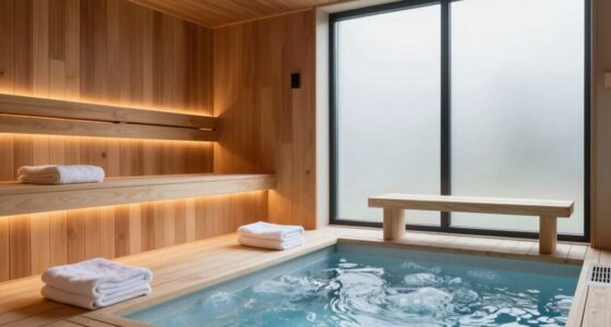 sauna and cold plunge routines
