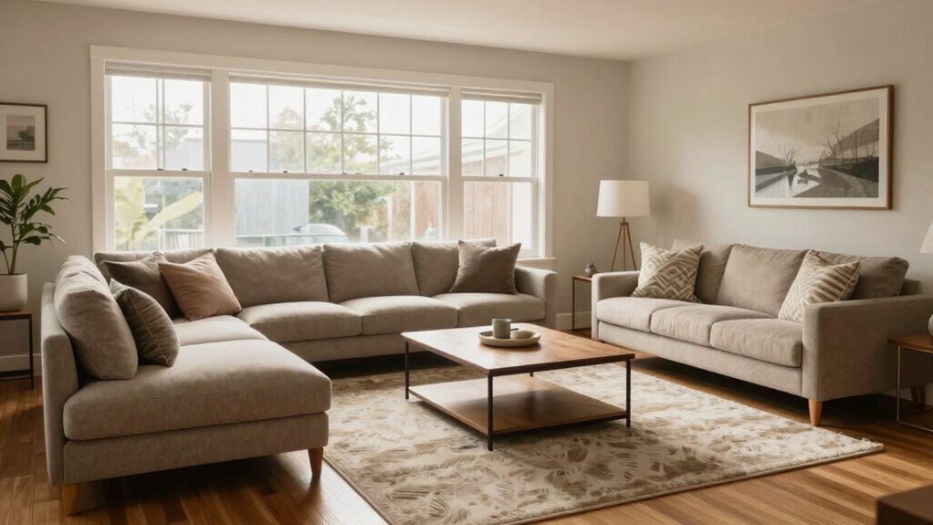 sectional vs sofa layout