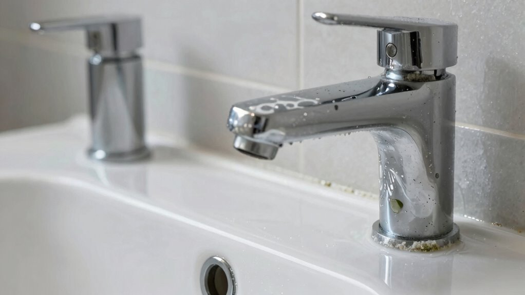 signs of mineral buildup