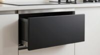 sleek hidden microwave design