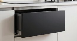 sleek hidden microwave design