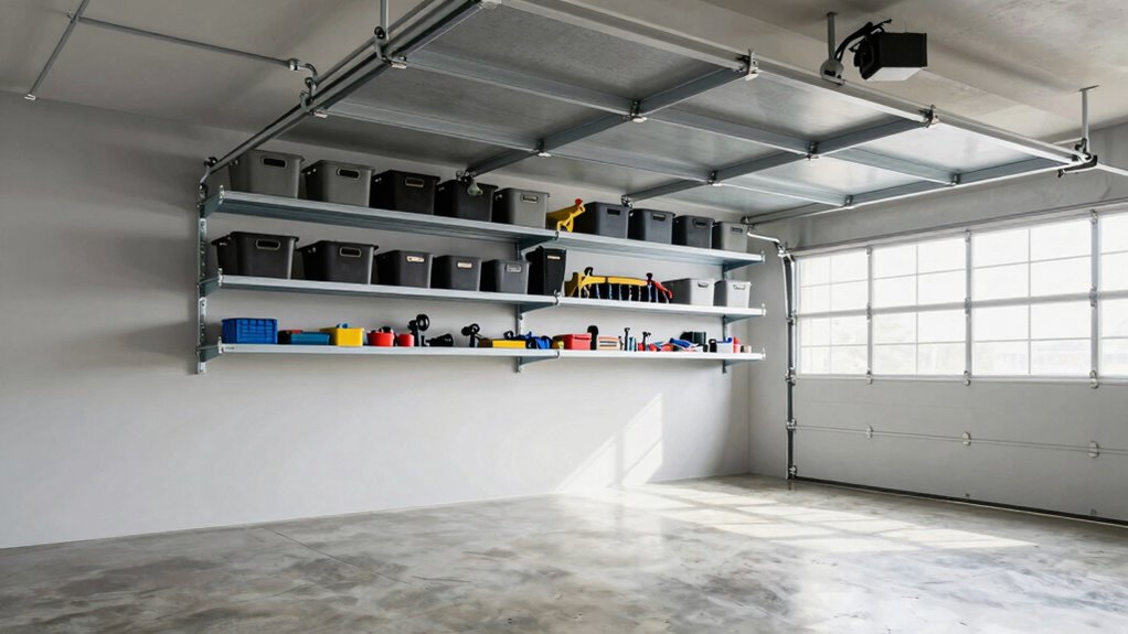 smart garage overhead organization