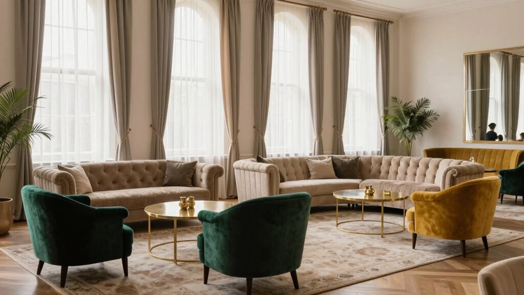 strategic large room seating