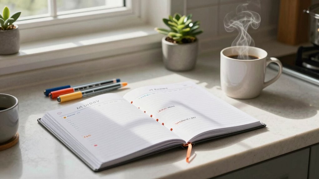 sunday planning simplifies weekdays