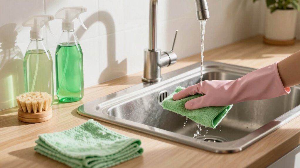 sustainable manageable cleaning habits