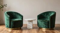 symmetrical accent chair pairing