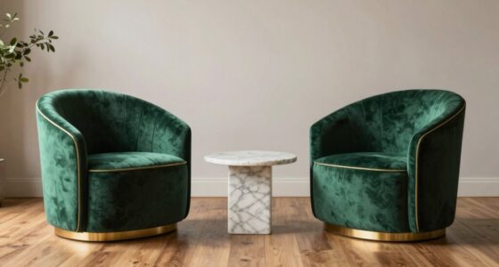symmetrical accent chair pairing