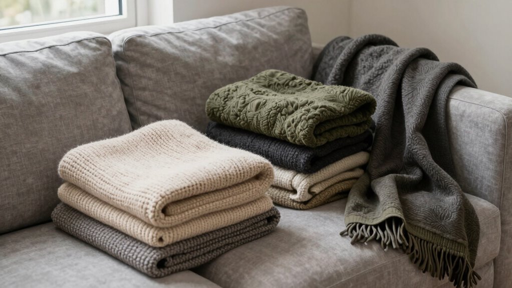 thoughtful texture and color coordination