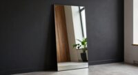 using mirrors to brighten walls