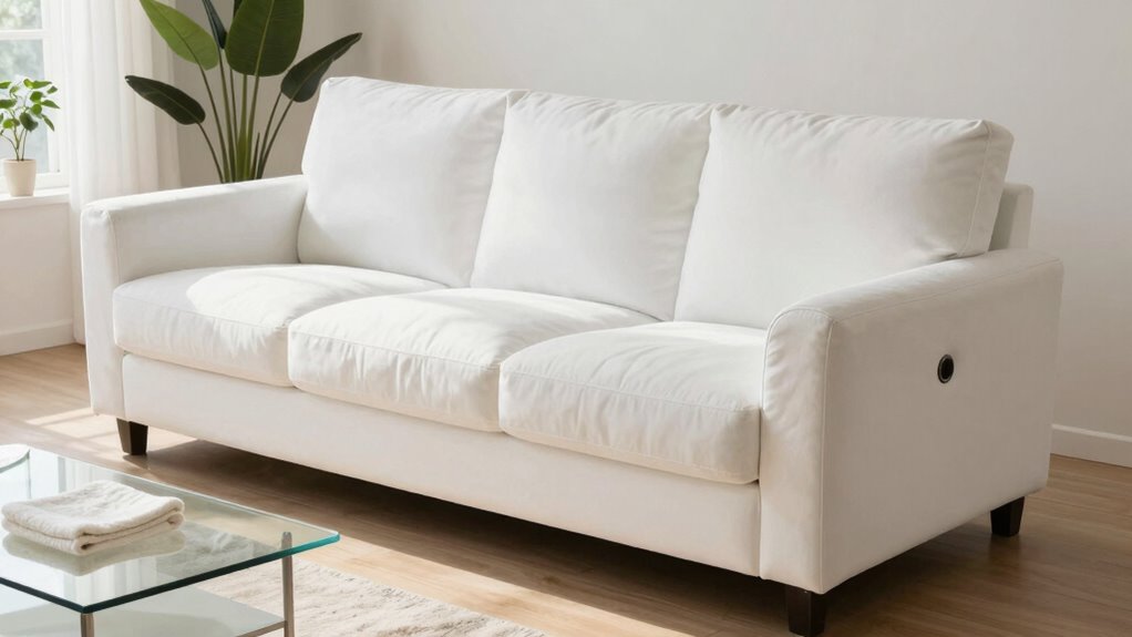 white upholstery maintenance tips