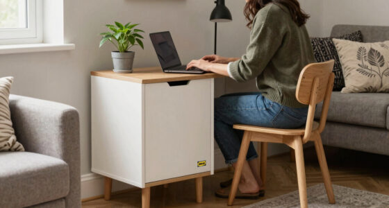 This Small Home Didn’t Have Room for an Office — An IKEA Cabinet Solved That