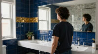 A Color Consultant Turned a Bedroom Into a Bold Bathroom
