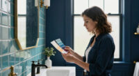 A Color Consultant Turned a Bedroom Into a Bold Bathroom