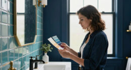 A Color Consultant Turned a Bedroom Into a Bold Bathroom