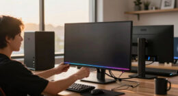 How I Created A Cleaner Gaming Setup By Hiding Lights In Plain Sight