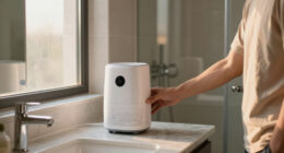 I Put This Mini Dehumidifier In My Bathroom, And It Made It So Much Cooler