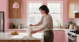 See How A Stager Transformed This Original Pink NYC Kitchen