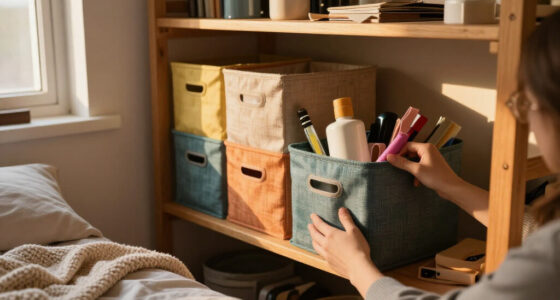12 Best Multifunctional Dorm Storage Bins for Small-Space Living in 2026