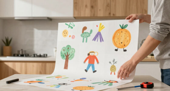 An Interior Designer Turned Kid’s Art Into Wallpaper For A Kitchen Redo