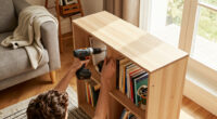 I Created A Pretty IKEA BILLY Hack That Seriously Cuts Clutter