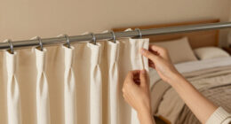 I Ditched My Closet Doors For $60 Pleated Curtains (See Why!)
