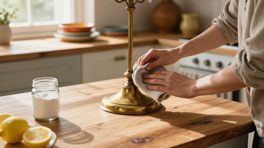 I Tried 4 Ways To Clean Tarnished Brass, And The Winner Made It Look Brand-New