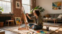This 500-Square-Foot Studio Doubles As An Artist's Home And Workspace