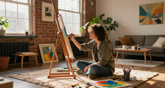 This 500-Square-Foot Studio Doubles As An Artist's Home And Workspace