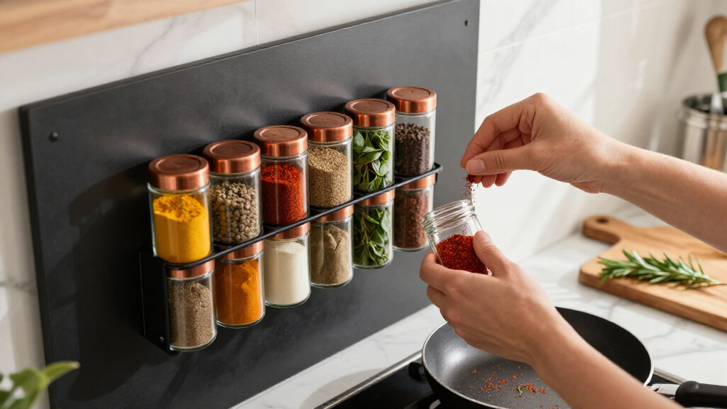 14 Best Magnetic Spice Racks for Maximizing Kitchen Space in 2026