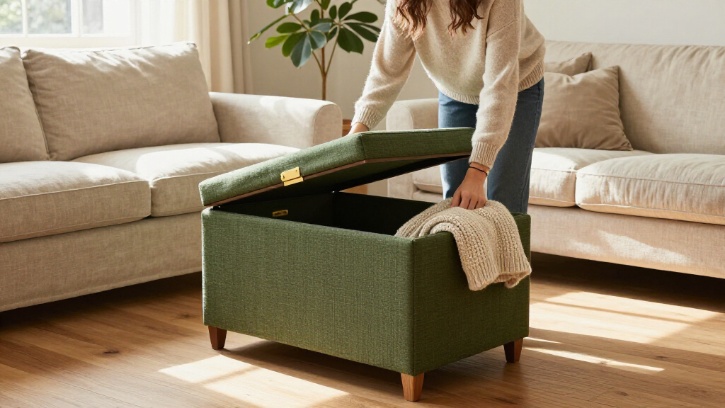15 Best Upholstered Storage Ottomans for a More Organized Home in 2026
