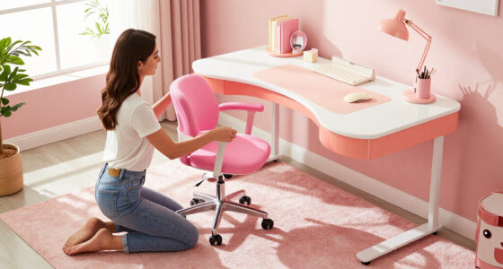 A Designer Transformed A Blank Room Into A Barbie-Inspired Home Office