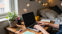 A Tiny Corner Of An NYC Bedroom Became The Most Inspiring Office