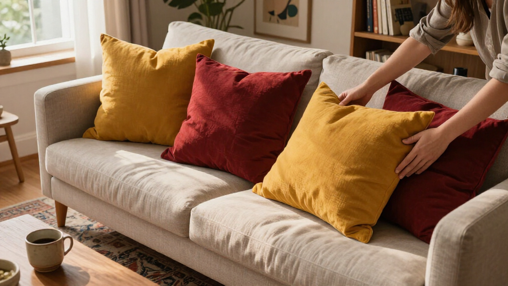They Took A Risk On Mustard And Red — It Completely Changed This Living Room