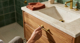A Builder-Grade Bathroom Felt "Generic" Until An Elevated And Calming Redo