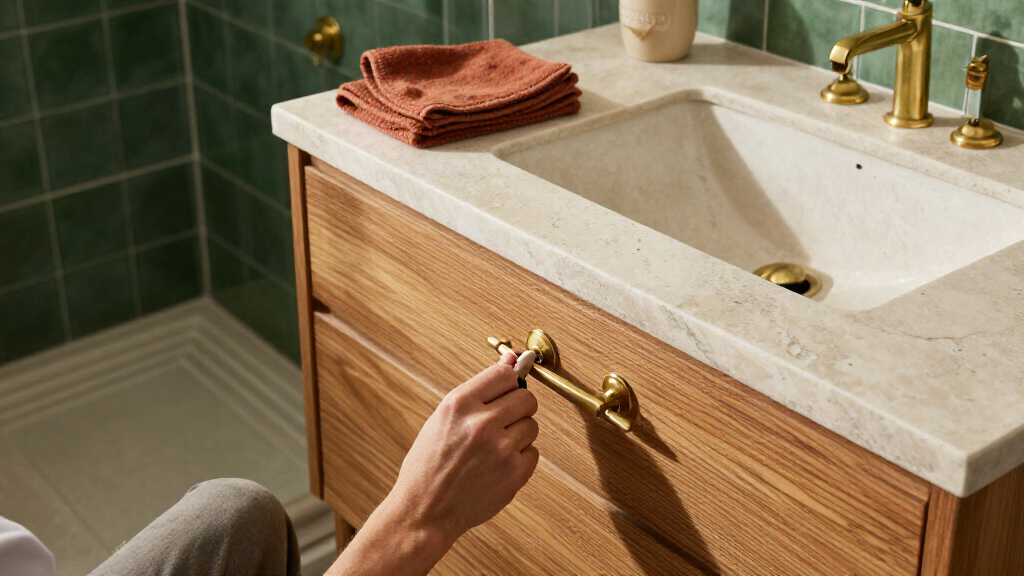 A Builder-Grade Bathroom Felt "Generic" Until An Elevated And Calming Redo