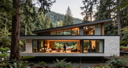 A West Vancouver Home Appears To Float Among The Trees