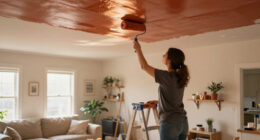 Are You Brave Enough To Paint A Gloss Ceiling? The 'Next Step' Of Color Drenching, Debated