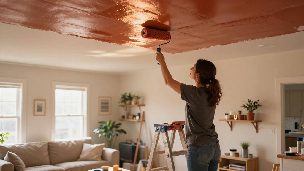 Are You Brave Enough To Paint A Gloss Ceiling? The 'Next Step' Of Color Drenching, Debated