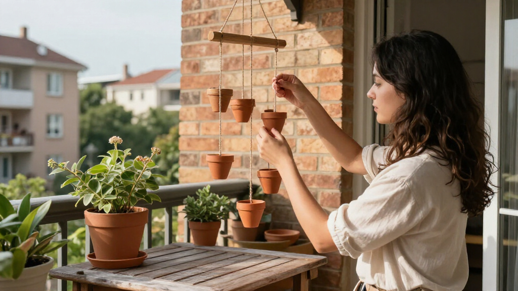 Craft An Adorable Windchime Out Of Mini Clay Pots