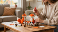 Don't Toss Your Egg Cartons — Reuse Them For Adorable Fox-Themed Fall Decor