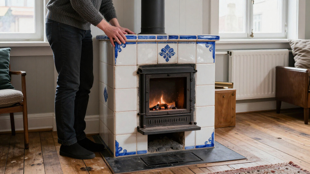 Forget Conventional Woodburners, These Centuries-Old Swedish Ceramic Stoves Aren't Just More Efficient, They Make A Better Design Centerpiece