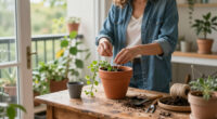 Gardener Transforms Plastic Containers Into A Creative Hanging Planter