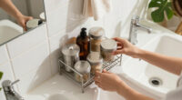 I Put A Spice Rack In My Bathroom, And It Tripled The Storage