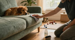 I Tried 3 Methods To Get The Dog Smell Out Of My Couch, And The Winner Left No Trace