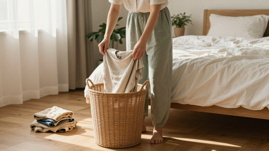 Next Has Dropped The Prettiest Laundry Hamper I've Ever Seen