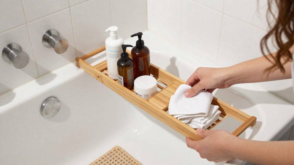 Skip Traditional Shower Curtains: Add Storage To Small Baths With A Space-Saving Alternative