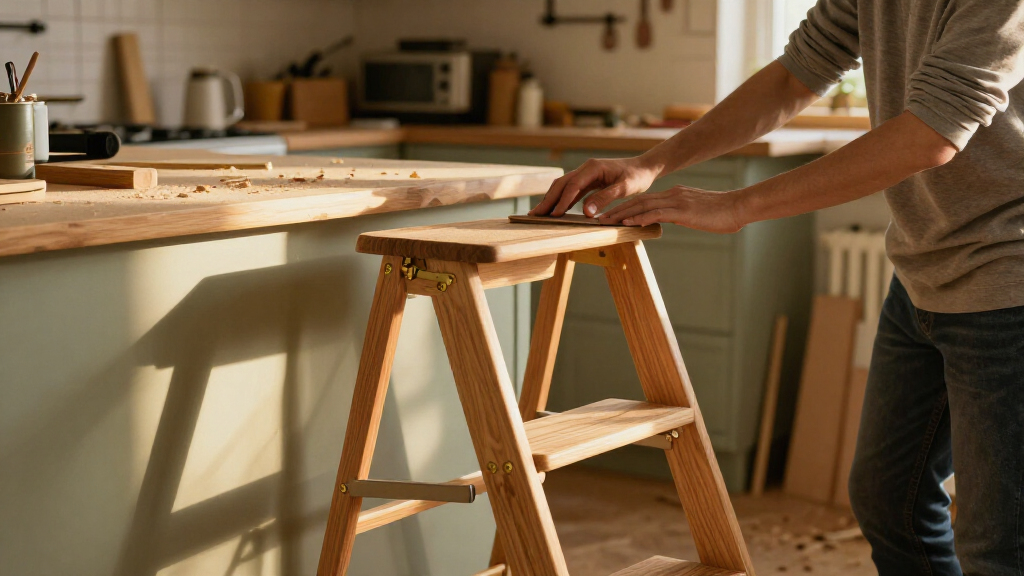 Step Up Your Game With A DIY Folding Step Stool